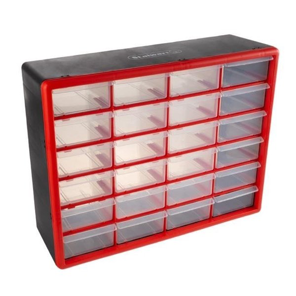 Stalwart Stalwart 75-ST6068 24 Compartment Organizer Desktop or Wall Mount Container Storage Drawers 75-ST6068